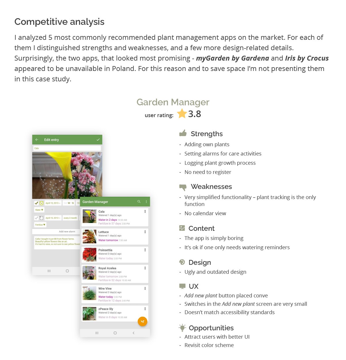 [Work in Progress] Mobile app for houseplants and garden management